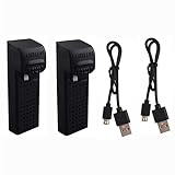 sea jump 2PCS 3.7V 500mah with USB Charging Cable for UDI U61 U61W A30 A30W Four-axis Aircraft Remote Control Helicopter Spare Lithium Battery