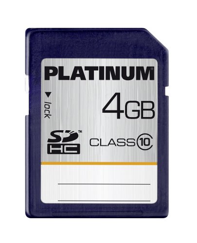 PLATINUM 4 GB Class 10 SDHC Speicherkarte 177115
