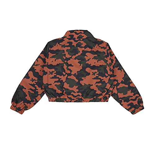 Image of Pepe Jeans Girl's Damaris Cropped Camo Jacket
