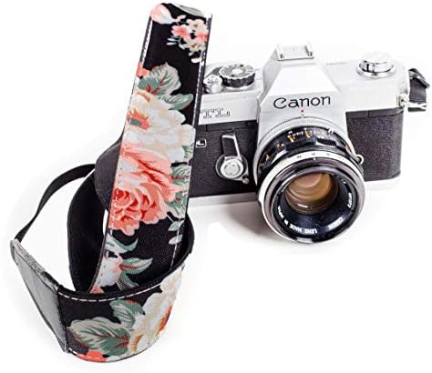 Flamingo Pink Camera Strap for All DSLR Camera. Cotton Elegant Universal Neck & Shoulder Strap, Camera Strap for Canon, Nikon Best Stocking Stuffer for Men & Women Photographers