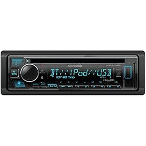 KENWOOD KDC-BT382U CD Car Stereo Receiver with Bluetooth, AM/FM Radio, Variable Color Display, Front High Power USB, Alexa Built in, and SiriusXM Ready