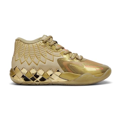 PUMA Mens Mb.01 Golden Child Basketball Sneakers Shoes Court - Gold - Size 14 M