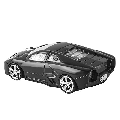 Firstmemory Car Mouse Wireless, 2.4G Cool Sport Race Car Mouse Novelty Optical Car Computer Mouse, 1600 Dpi For Pc Laptop Desktop (Black) #TOP6