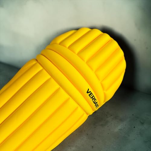 Image of VERSANT OG Moulded Cricket Batting Legguard(Light Weight) (Yellow, Mens)