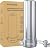 Waterdrop 5-Stage Stainless Steel Countertop Filter System, 8000 Gallons Faucet Water Filter, Reduces Heavy Metals, Bad Taste and Up to 99% of Chlorine (1 Filter in Total)?WD-CTF-02