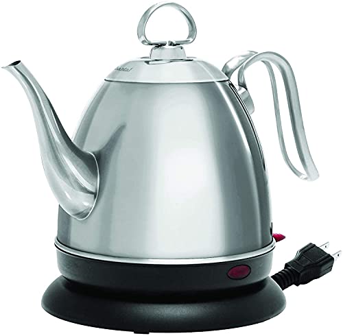 Chantal Mia electric water kettle, Brushed Stainless Steel, 32oz/4 cups