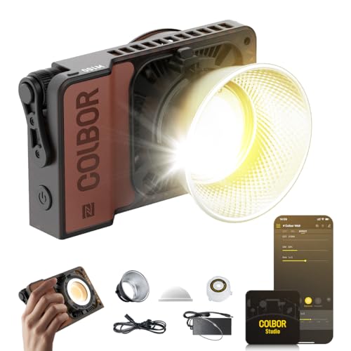 COLBOR Wonder W100 100W Luce Video Portatile 345g Illuminazione Continua Controllo APP con...