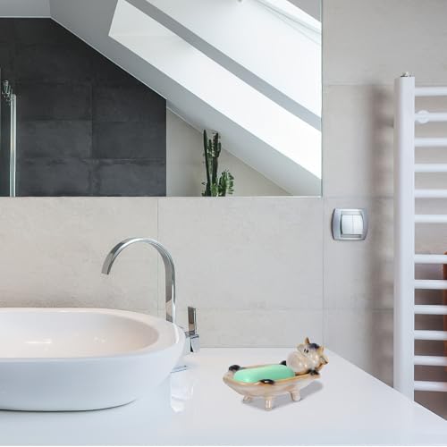 Porte-savonnette animaux céramique cuisine salle de bain