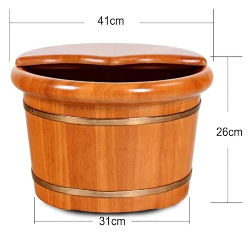 Tina de Madera Maciza para Spa de Pies y Piernas miniatura 6