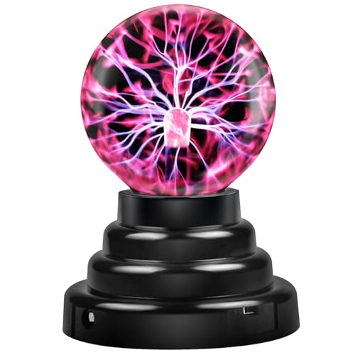 Flashmen Plasma Ball Science Gift Touch Sensitive Plasma Globe Decorative Lamp Novelty Gift Halloween Christmas 3 inch
