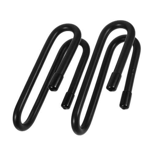 BESTonZON 1set Sliding Plate Hook for Surfboard and Skateboard Display Wall-Mounted Storage Black Easy Installation Strong and for Garage Shop