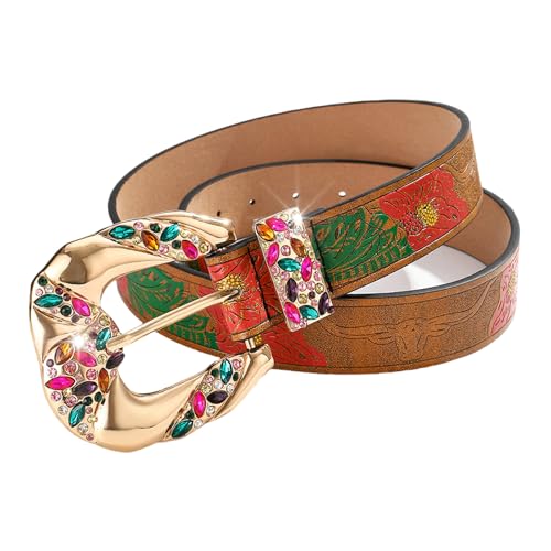 Waist Belt Floral Buckle Punk Chain Costume Belt For Wrap Dress Waist Belt For Suit Skirt Jeans Jewelry