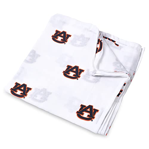 Image of Three Little Anchors Auburn University Infant Muslin Swaddle Blanket 47x47in