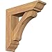 Ekena Millwork BKT0604X20X20LEC01SWR Legacy Traditional Smooth Bracket w/Offset Brace, Western Red Cedar
