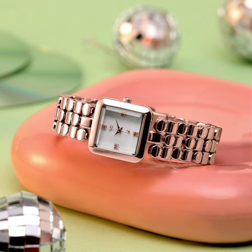 Image of Fastrack Vyb 6.0 Iconiquē Quartz White Mother of Pearl Shaped Dial Women's Watch | Stainless Steel Strap Material | Watches for Women Analog | Girl's Analog Watches - FV60083WM02