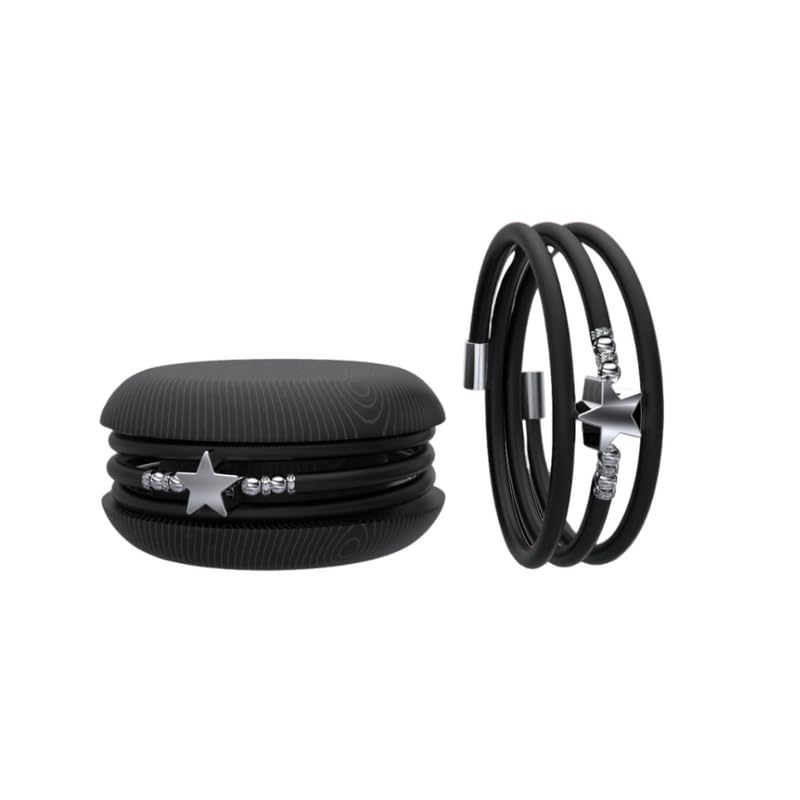 ⭐ ❤️ 🍀 CHARM SIMBOLO: esplora l'eleganza del bracciale Macaron, arricchito da uno splendido charm centrale. Personalizza il tuo stile scegliendo tra tre opzioni: STELLA, CUORE o QUADRIFOGLIO. Ogni charm racconta una storia, riflettendo la tua personalità unica. Questo gioiello è un inno alla femminilità e alla versatilità, grazie alle numerose colorazioni disponibili. Abbinale con il tuo outfit preferito o regalalo a una persona speciale, per donare un tocco di raffinata bellezza