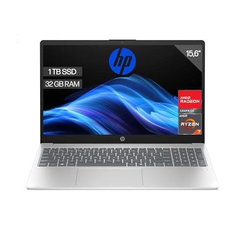 HP 15-fc0240ns - Ordenador portátil de 15.6' FHD (AMD Ryzen 7-7730U, 32 GB RAM, 1TB SSD, AMD Radeon...