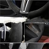 passat cc r line 2014 a venda Para Golf 6 Para GTI Para MK6 Para VW Para Polo Para GTI Para Scirocco R Para Passat Para CC Para Line 2010 Funda Volante Coche Ante Negro