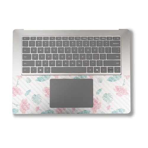 Image of Carbon Fiber Laptop Skin Compatible with Alienware M18 R2 (2024) - Paper Flowers - Premium 3M Vinyl Protective Wrap Decal Cover - Easy to Apply | Crafted in The USA by MightySkins