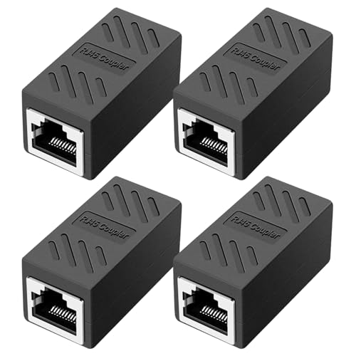 Accoppiatore RJ45 Da 6 Pezzi, XU, Accoppiatore Di Rete Connettori Ethernet Accoppiatore In Linea Schermato Per Connettore Di Estensione Del Cavo Ethernet Cat7cat6cat5ecat5 Femmina A Femmina K 91864957 - Foto 2