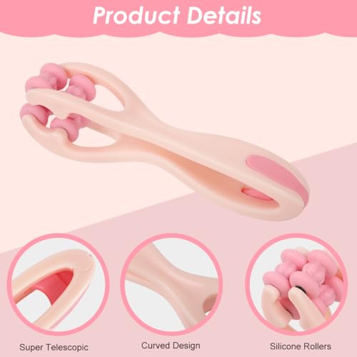 Image of HANNEA Finger Acupressure Roller Massager Machine For Pain Relief | Targeted Finger Pressure, Helps Ease Daily Tension, Dual Row Roller, Compact Hand Design, Portable Use, Cleaning Guidance