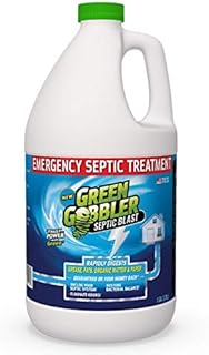 Septic Blast! Emergency Septic Tank Treatment & Maintenance | Removes Septic Tank Clogs | Removes Septic Tank Odors & Restores Septic System | Prevents Overflows … (1 Gallon)