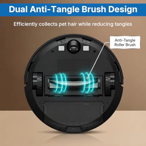Image of HASTHIP Cleaning Main Brush Roller for ILIFE A30 / A30 Pro Robot Vacuum Cleaner, Replacement Parts Replacement Accessories Reusable Main Brush for All Floor, Cleaning Tools