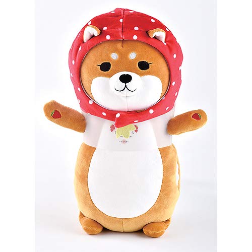 Amazon｜ほんやら堂 いちごの柴ずきん お昼寝まくら レッド 約