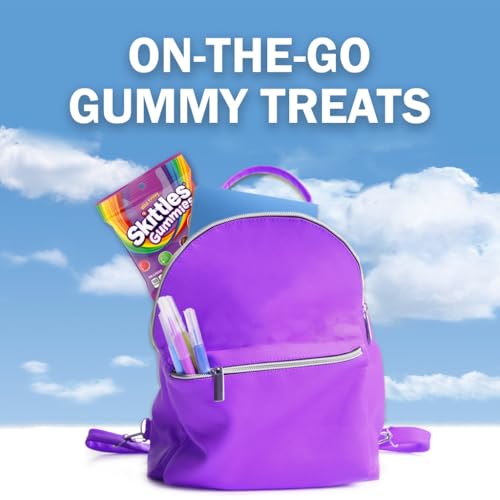 SKITTLES Gummies Wild Berry Fruit Gummy Candy, 4.2 Oz Bags (Pack of 12)