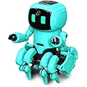 OWI KikoRobot.962 | Do-It-Yourself Robot Kit with Infrared Sensor and Artificial Intelligence | Two Play Modes | Explore Using AI or Follow-Me Mode Using I/R | 192 Piece Kit