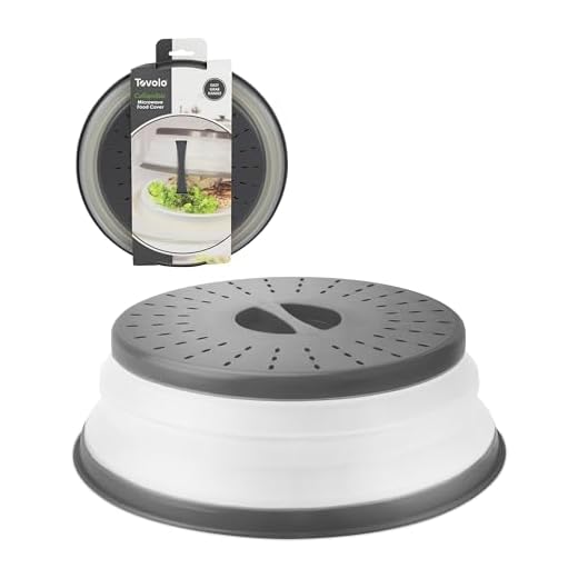 Collapsible Vented Silicone Microwave Splatter Cover