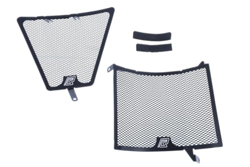 avdb-moto Grille Protection de Radiateur compatible avec DUCATI STREETFIGHTER 848 2012-2015, STREET FIGHTER 1098 / S 2009-2013 (Noir)