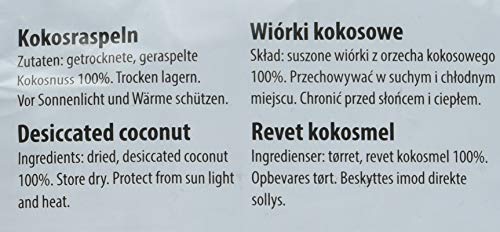 Foto von Rish Kokosraspel, fein, 5er Pack (5 x 500 g)