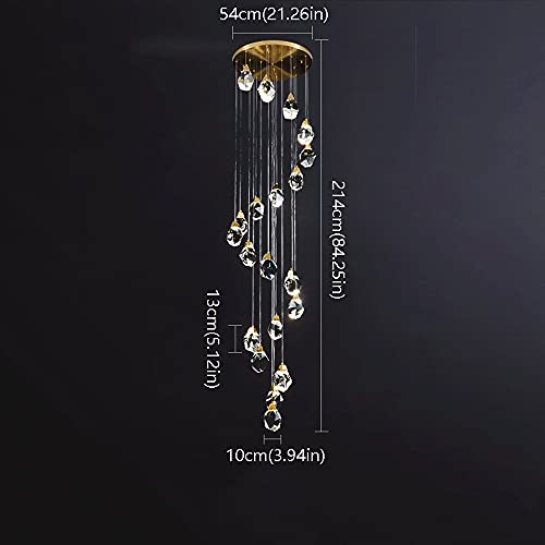 Ceiling-Light-Light-Luxury-Staircase-Chandelier-Crystal-Lamp-Post-Modern-Simple-Empty-Living-Room-Lamp-Duplex-Building-Villa-Building-Middle-Floor-Large-Chandelier-LED-Lamp-Size-214cm