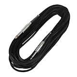 ikafxn ギターとベース用エレクトリック5mオーディオケーブルノイズ低減編組ギターケーブルギターアクセサリー