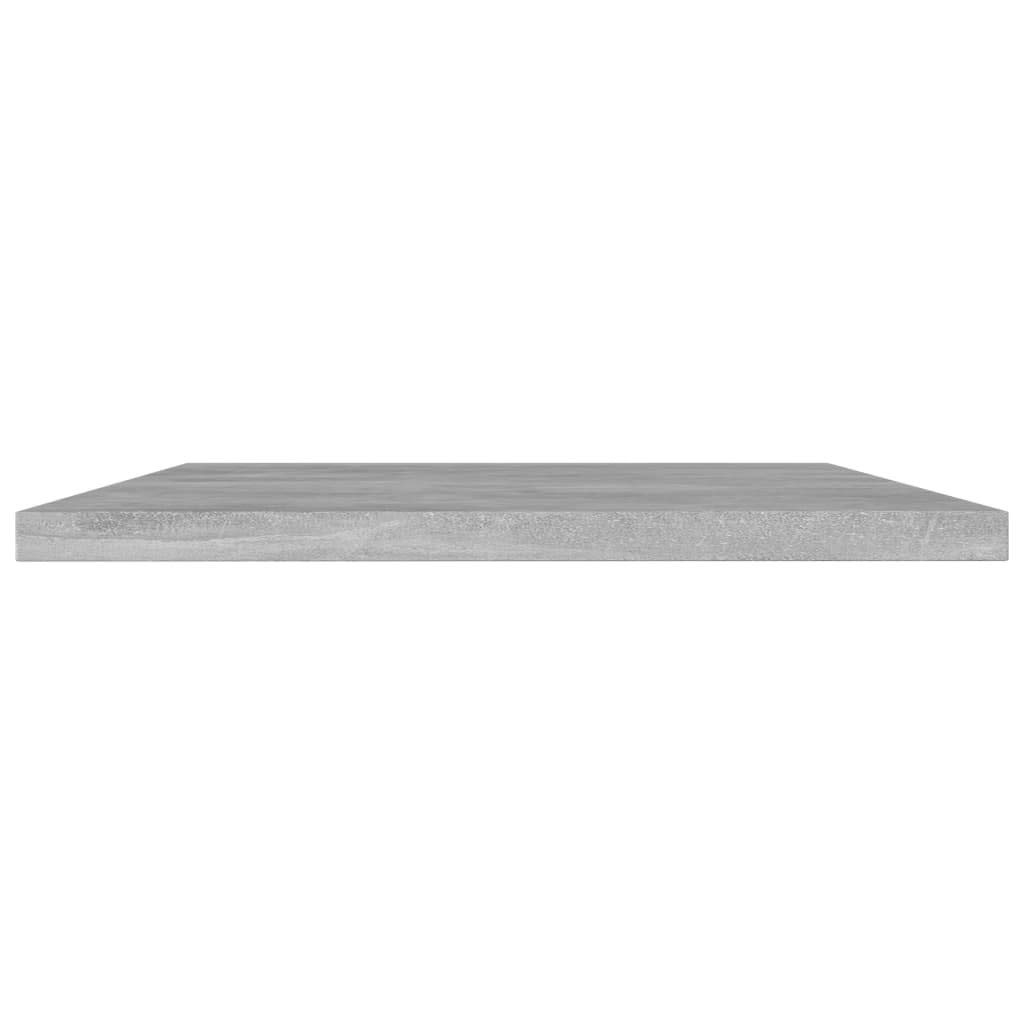 vidaXL Ripiani per Libreria 4pz Grigio Cemento 60x40x1,5cm Multistrato