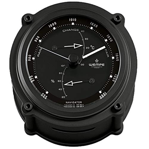 Wempe Kombi-Messinstrument Navigator II Aluminium Thermometer + Hygrometer