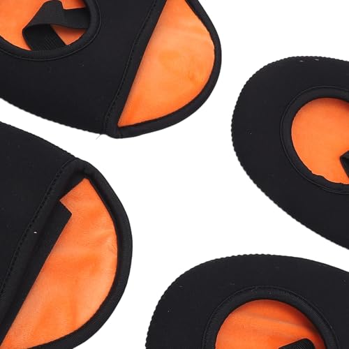 Cubiertas para calzado de ciclismo Agatige, 2 pares, protector térmico para la puntera, resistente al viento, neopreno grueso para ciclismo, running y senderismo miniatura 7