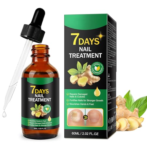 Ginger Nail Treatment, Ginger-Infused Nail Repair Oil, Nails Growth Serum for Nails Strengthener