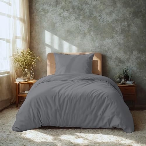 Komfortec Premium Superweiches Bettwäsche 2teilig 155x220 cm Bettbezug +...