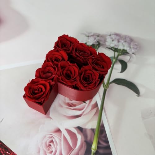Mini Rose Letters flores preservadas para regalos miniatura 3