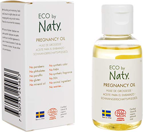 Preisvergleich Produktbild Naty ökologisches Schwangerschaftsöl, mit Süßmandel- und Arganöl, Bio, Naturkosmetik, 50 ml