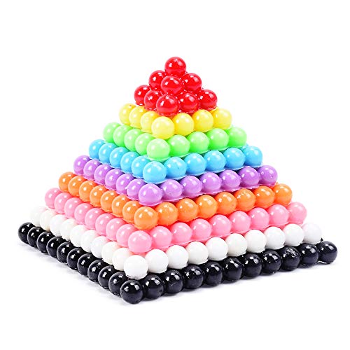 15 Colors 3000Pcs Sticky Fuse Beads Kids Arts and Crafts Magic Non Toxic Beads for Kids Gift for 6-10 Year Old Girls Jewelry Making Beads Birthday Gifts for Kids DIY Kit Water Spray Beads (Colorful)