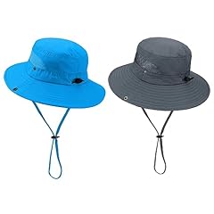 2pcs Dark Grey & Sky Blue