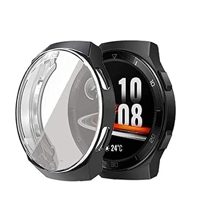 M.G.R.J Soft TPU Front Protection Case Cover for Huawei Watch GT 2e (46mm) Smart  Watch (Flexible|Silicone|Black) : Amazon.in: Electronics