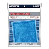 Marineland Penguin Power Filter Cartridge Rite-Size C, 3 Count, Replacement Cartridge For Aquarium Filtration