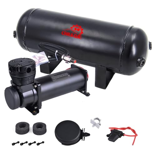 CNRAQR 3-Gallon Aluminum Air Tank with 200PSI Compressor