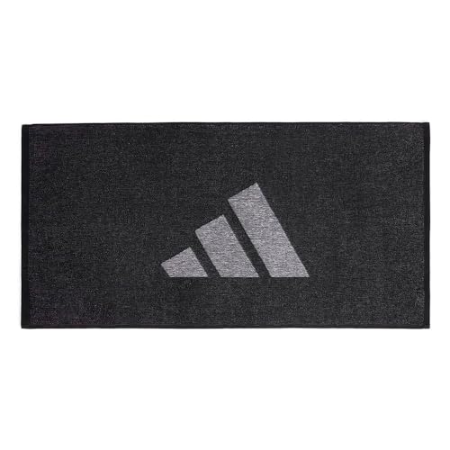 adidas Unisex Performance Pack Towel, Black/White, One Size