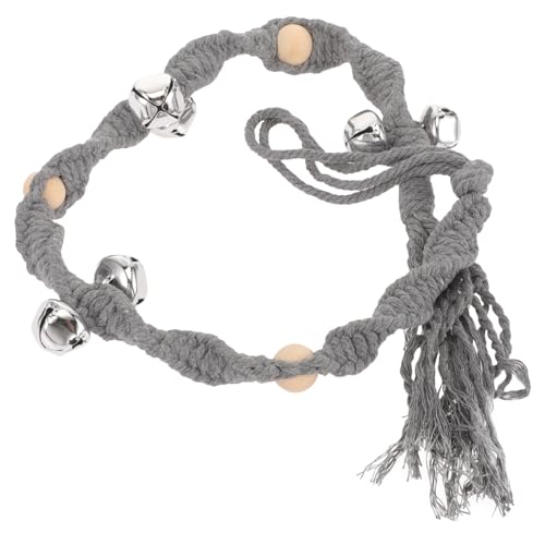 FONDOTIN Wear-Resistant Dog Doorbell for Training Decorative Hanging Bell for Household Dog Outgoing Bell Tassel