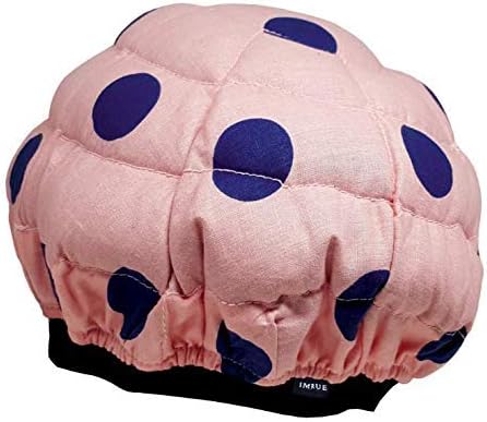 Cordless Deep Conditioning Heat Cap - Hair therapy wrap | Heat Therapy and Thermal Spa Hair Steamer (Polka dot)